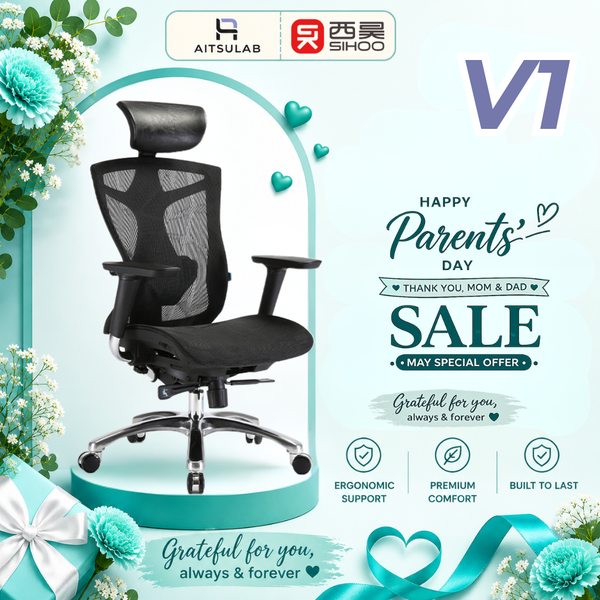 Sihoo V1 Ergonomic Chair Malaysia | Aitsulab
