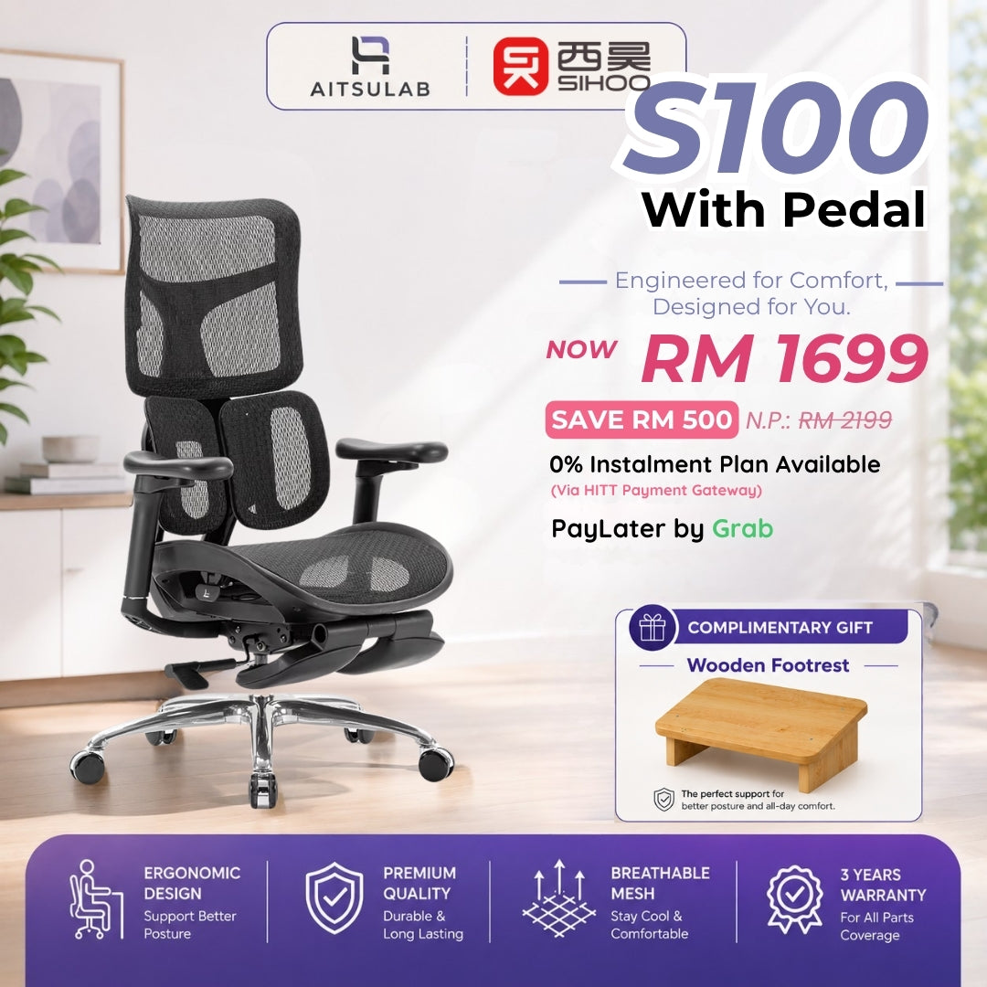 Sihoo Doro S100 Ergonomic Chair Malaysia | Aitsulab