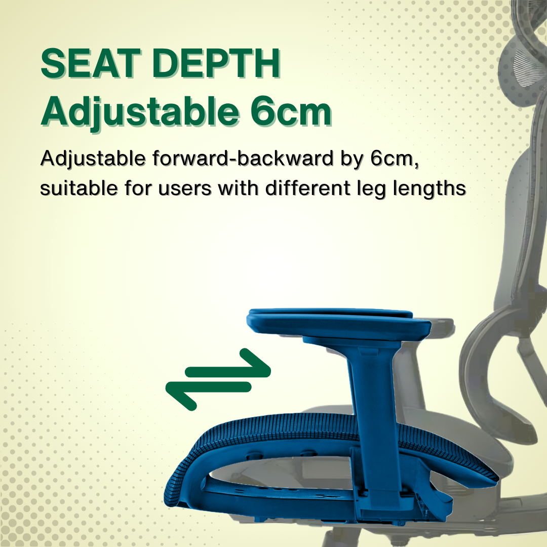 Reiko Vertex with Pedal Ergonomic Chair l Full Mesh Chair - 3 Years Warranty (Office Chair, Ergonomics Chair, Sihoo M57)