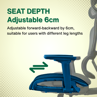Reiko Vertex with Pedal Ergonomic Chair l Full Mesh Chair - 3 Years Warranty (Office Chair, Ergonomics Chair, Sihoo M57)