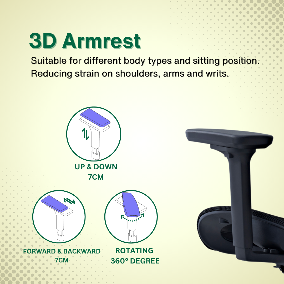 Reiko Vertex with Pedal Ergonomic Chair l Full Mesh Chair - 3 Years Warranty (Office Chair, Ergonomics Chair, Sihoo M57)