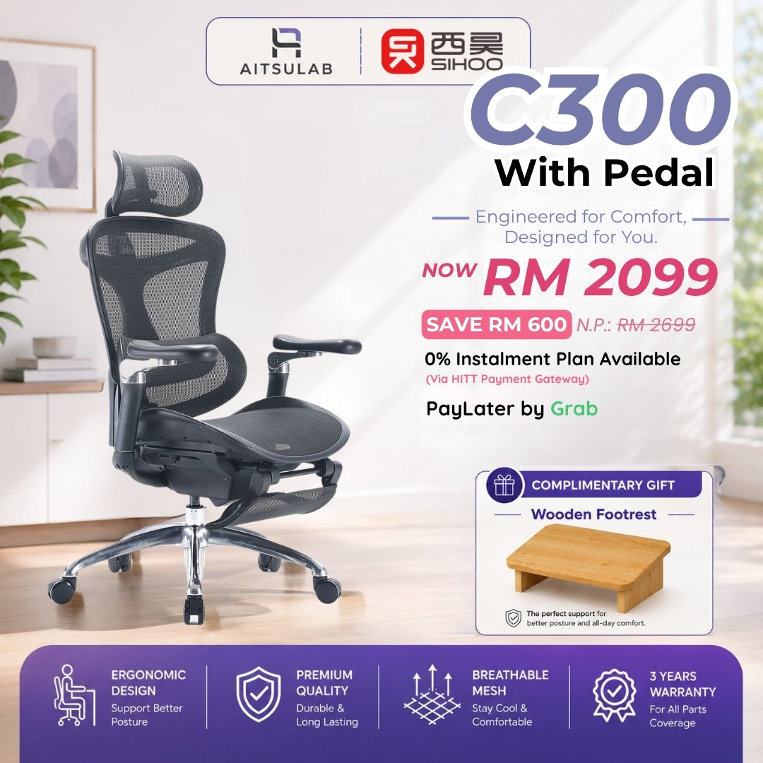 Sihoo Doro C300 Ergonomic Chair Malaysia | Aitsulab
