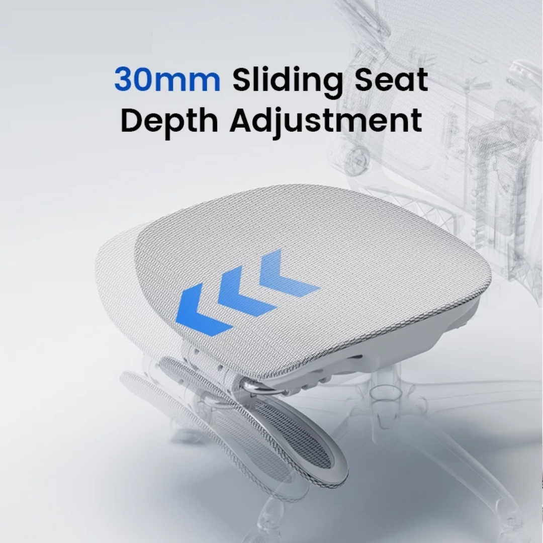 Sihoo B300 Pro seat sliding adjustment for different leg lengths