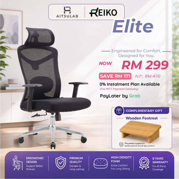 Reiko Elite Ergonomic Chair Malaysia | Aitsulab