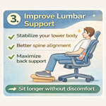 Anti-slip wooden foot stool office Malaysia