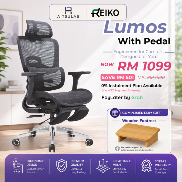 Reiko Lumos Ergonomic Chair Malaysia | Aitsulab