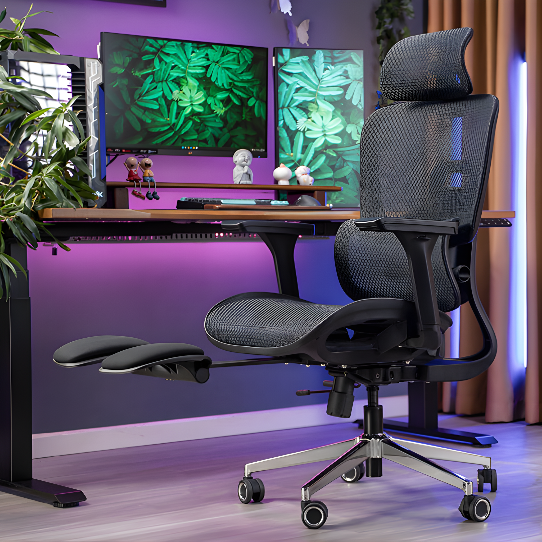 Reiko Lumos Full Mesh Ergonomic Chair Kerusi Gaming Chair Office Chair Computer Chair - 5 Years Warranty