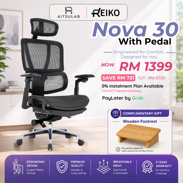 Reiko Nova 30 Ergonomic Chair Malaysia | Aitsulab