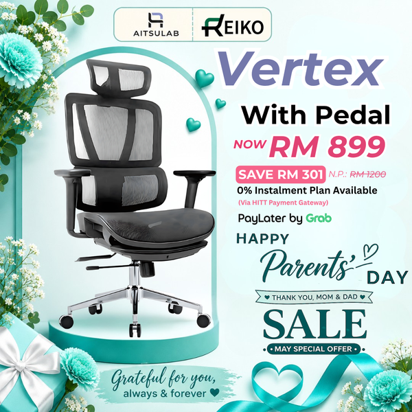 Reiko Vertex Ergonomic Chair Malaysia | Aitsulab