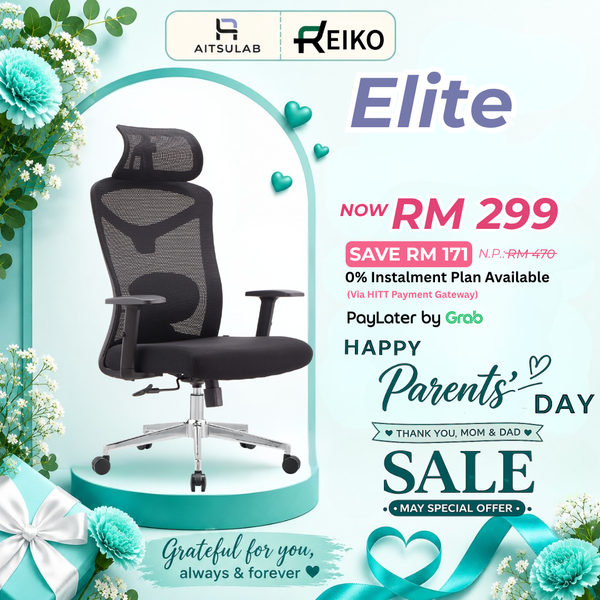 Reiko Elite Ergonomic Chair Malaysia | Aitsulab