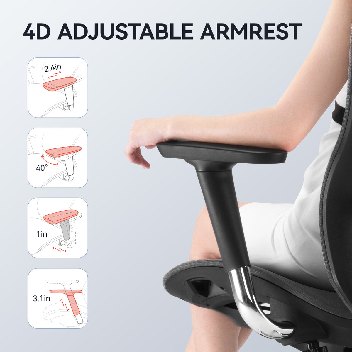 SIHOO V1 Adjustable Ergonomic Chair Malaysia | Aitsulab