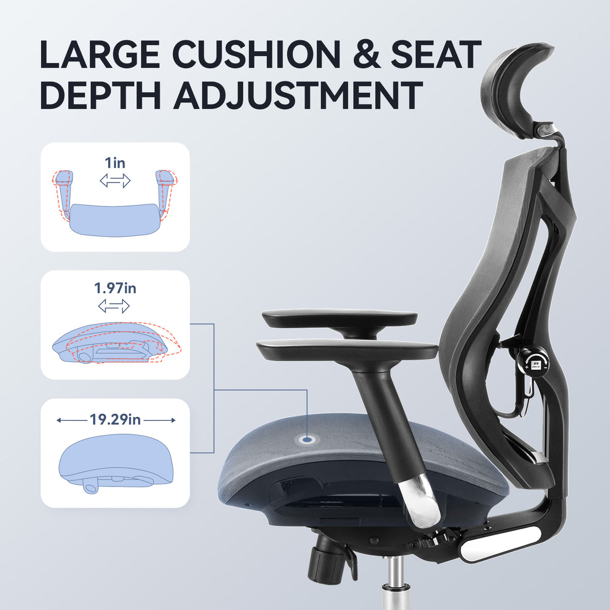 SIHOO V1 Adjustable Ergonomic Chair Malaysia | Aitsulab