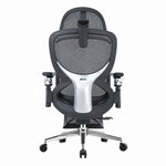 Reiko Elion ergonomic chair – Onyx Black, back view