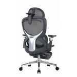 Reiko Elion ergonomic chair – Onyx Black, back angle view