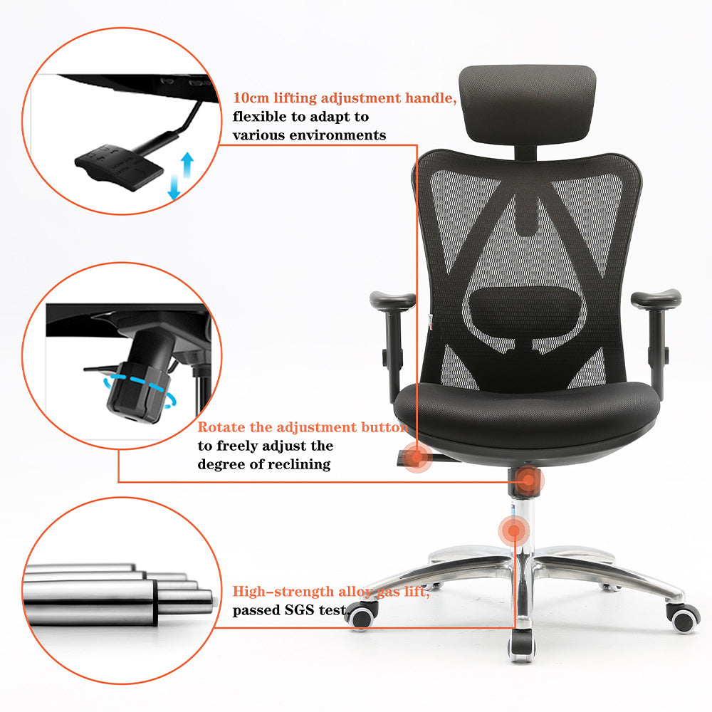 SIHOO M18 Lumbar Support Office Chair Malaysia | Aitsulab