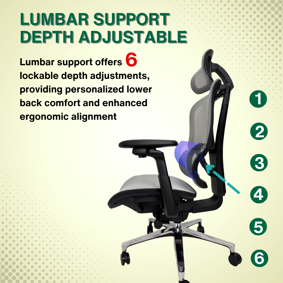 Reiko Nova 30 Pedal Ergonomic Office Chair | Aitsulab