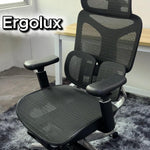 Reiko Ergolux ergonomic chair operation guide – full mesh, footrest pedal, test-sit at Aitsulab showroom Kepong
